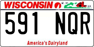 WI license plate 591NQR