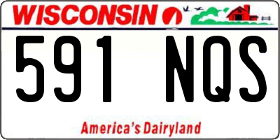 WI license plate 591NQS
