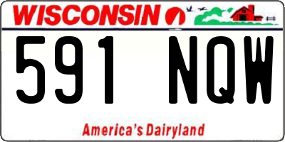 WI license plate 591NQW