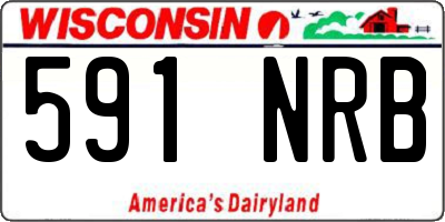 WI license plate 591NRB