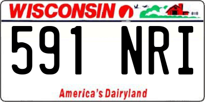 WI license plate 591NRI