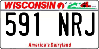 WI license plate 591NRJ