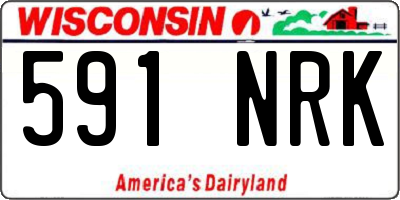 WI license plate 591NRK