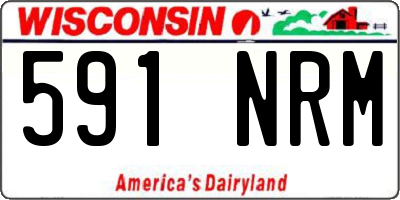 WI license plate 591NRM