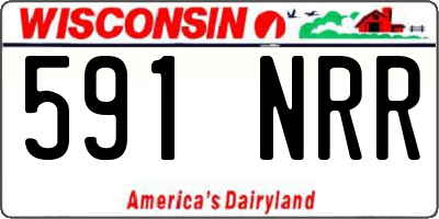 WI license plate 591NRR