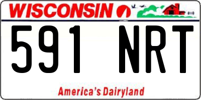 WI license plate 591NRT