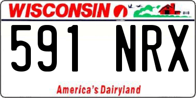 WI license plate 591NRX