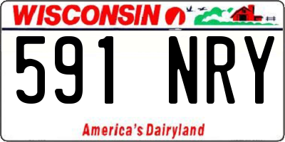 WI license plate 591NRY