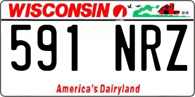 WI license plate 591NRZ