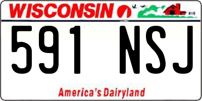 WI license plate 591NSJ
