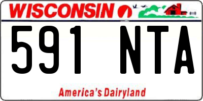 WI license plate 591NTA