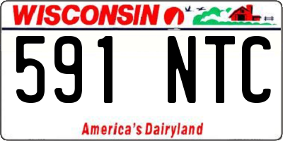 WI license plate 591NTC