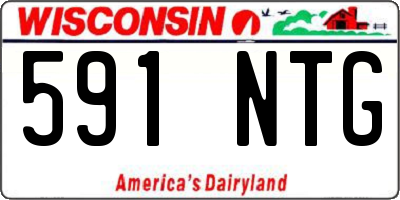 WI license plate 591NTG