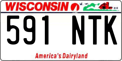 WI license plate 591NTK
