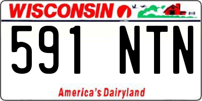 WI license plate 591NTN