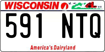 WI license plate 591NTQ