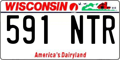 WI license plate 591NTR