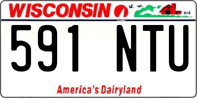 WI license plate 591NTU
