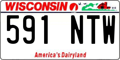 WI license plate 591NTW