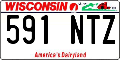WI license plate 591NTZ