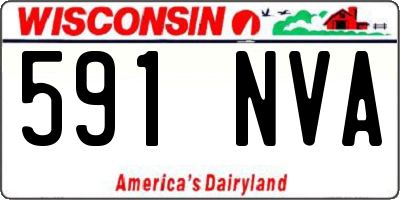 WI license plate 591NVA