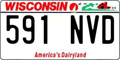 WI license plate 591NVD