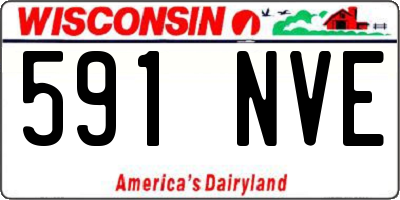 WI license plate 591NVE