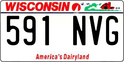 WI license plate 591NVG