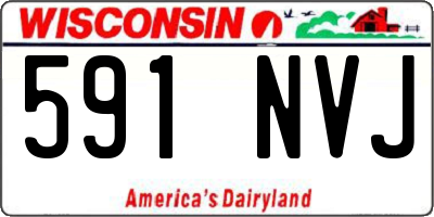 WI license plate 591NVJ