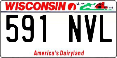 WI license plate 591NVL