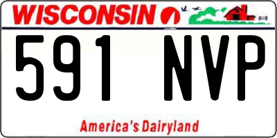 WI license plate 591NVP