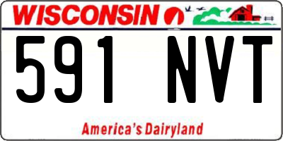 WI license plate 591NVT