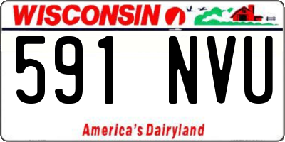 WI license plate 591NVU