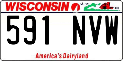 WI license plate 591NVW
