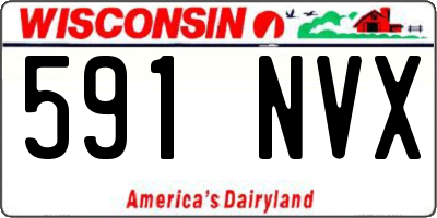 WI license plate 591NVX