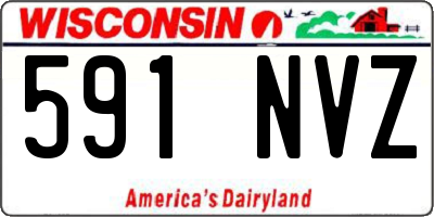 WI license plate 591NVZ