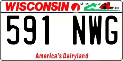 WI license plate 591NWG