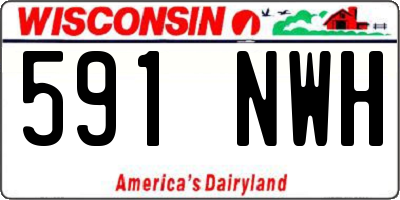 WI license plate 591NWH