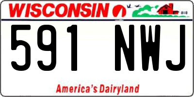 WI license plate 591NWJ