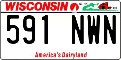 WI license plate 591NWN