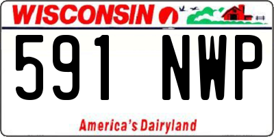 WI license plate 591NWP