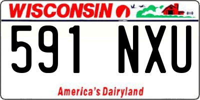 WI license plate 591NXU