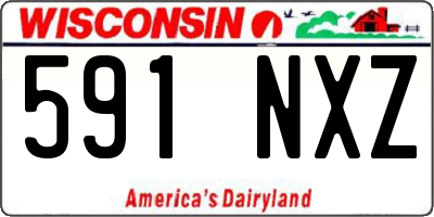 WI license plate 591NXZ