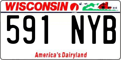 WI license plate 591NYB