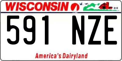 WI license plate 591NZE