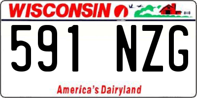 WI license plate 591NZG