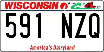 WI license plate 591NZQ