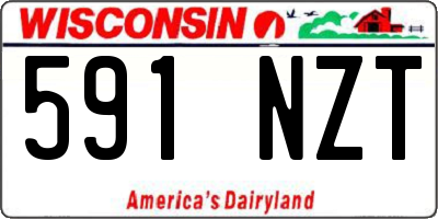 WI license plate 591NZT
