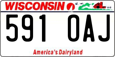 WI license plate 591OAJ