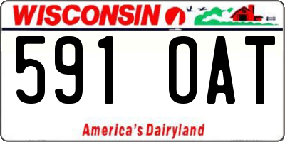 WI license plate 591OAT